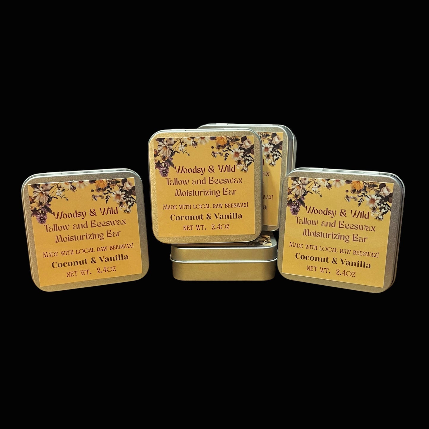 Coconut-Vanilla Tallow & Beeswax Moisturizing Bar 2.4oz
