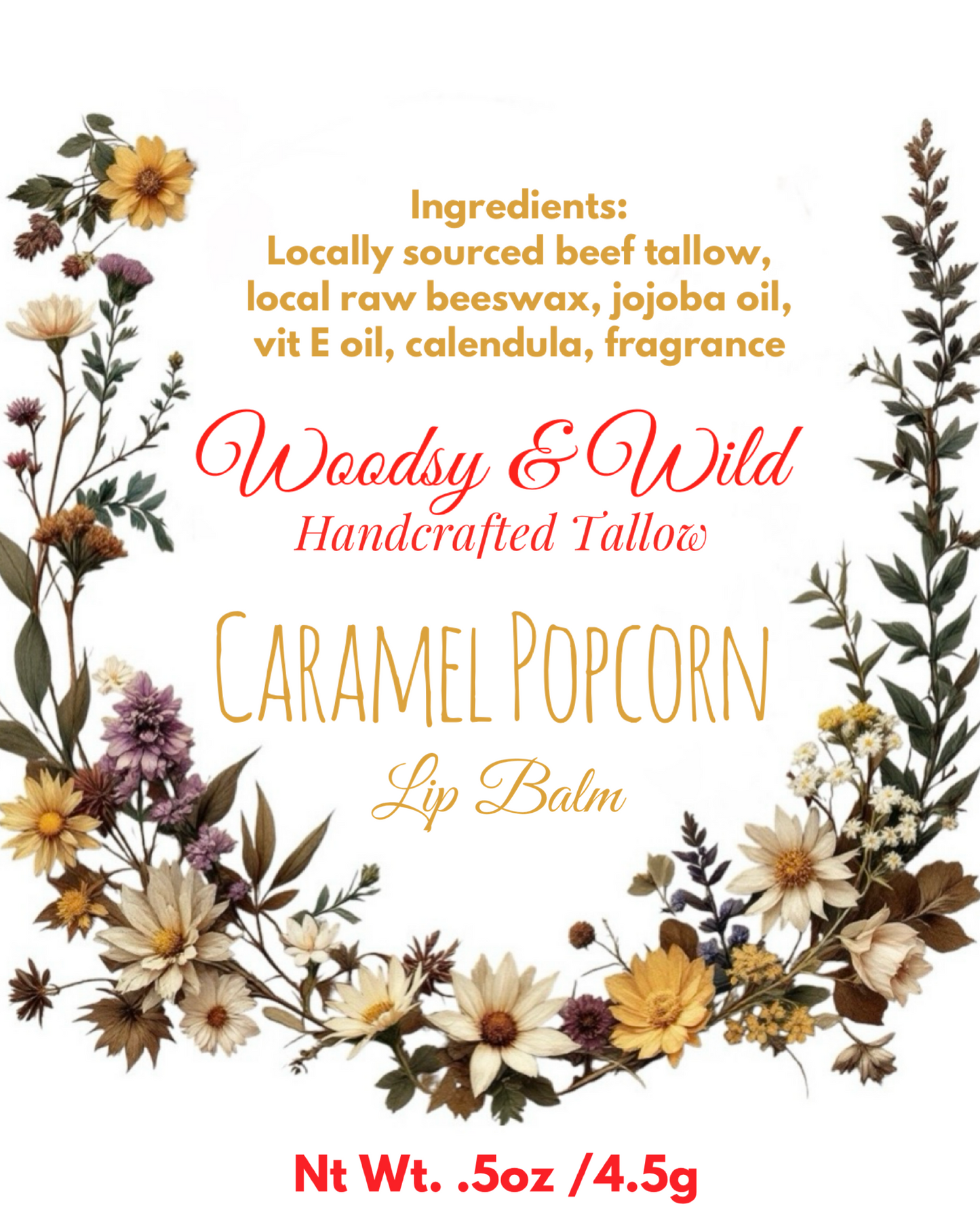 Caramel Popcorn Lip Balm Stick 4.5g