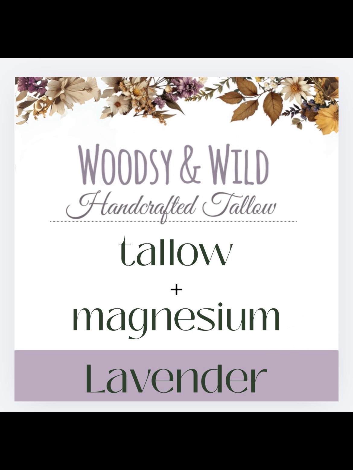 Lavender Tallow + Magnesium Stick Travel Size .5oz