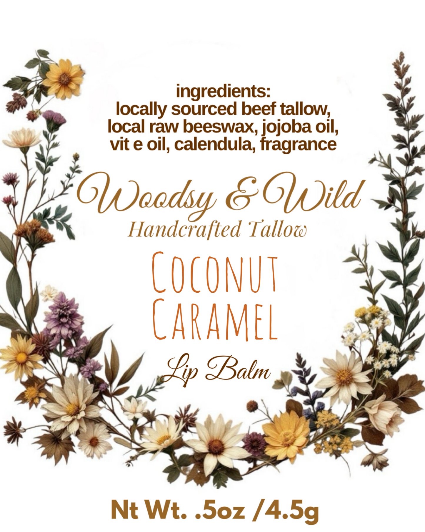 Coconut Caramel Lip Balm Stick 4.5g