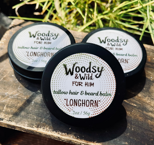 Longhorn Men's Beard & Hair Balm 2oz