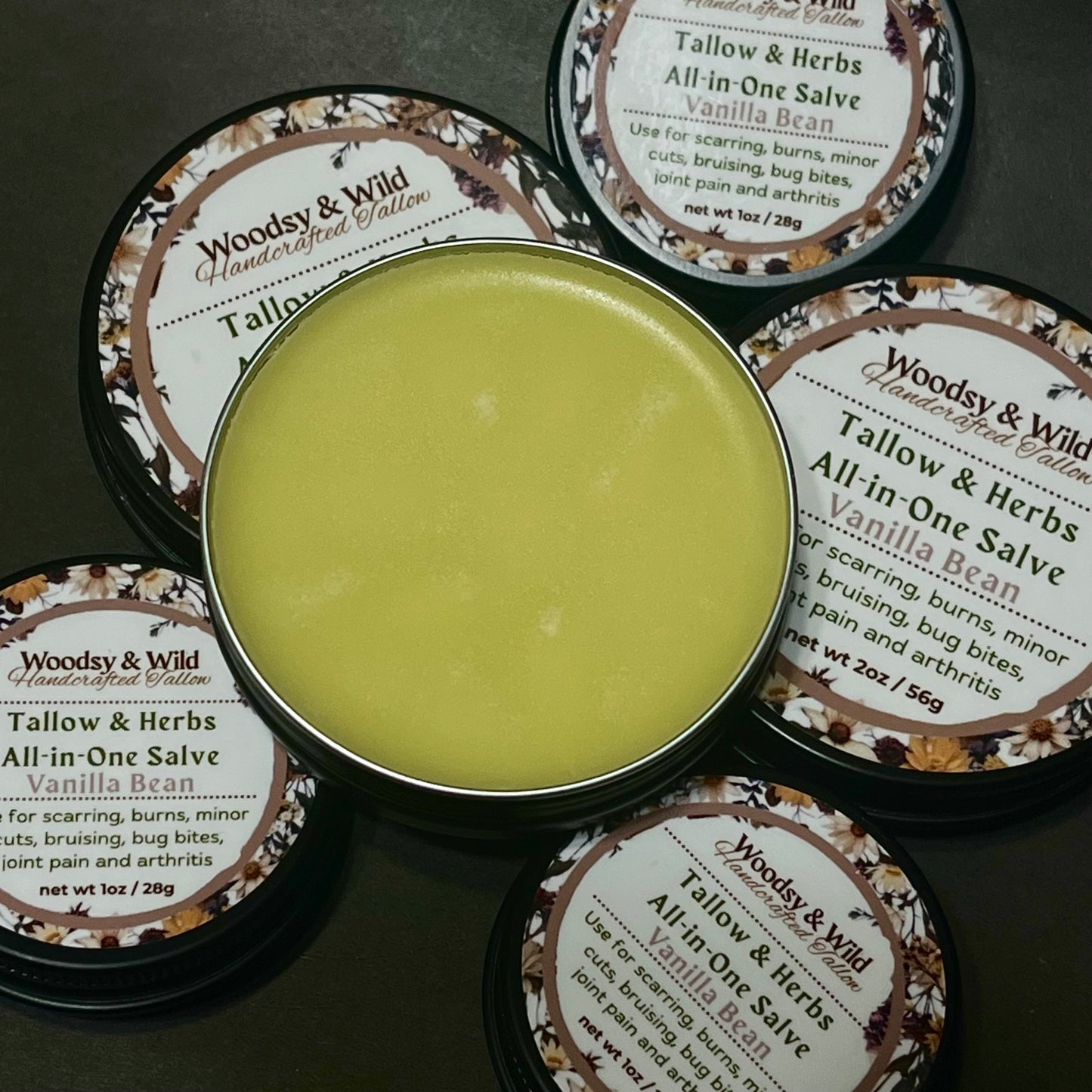 Tallow & Herbs All-In-One Vanilla Bean Salve