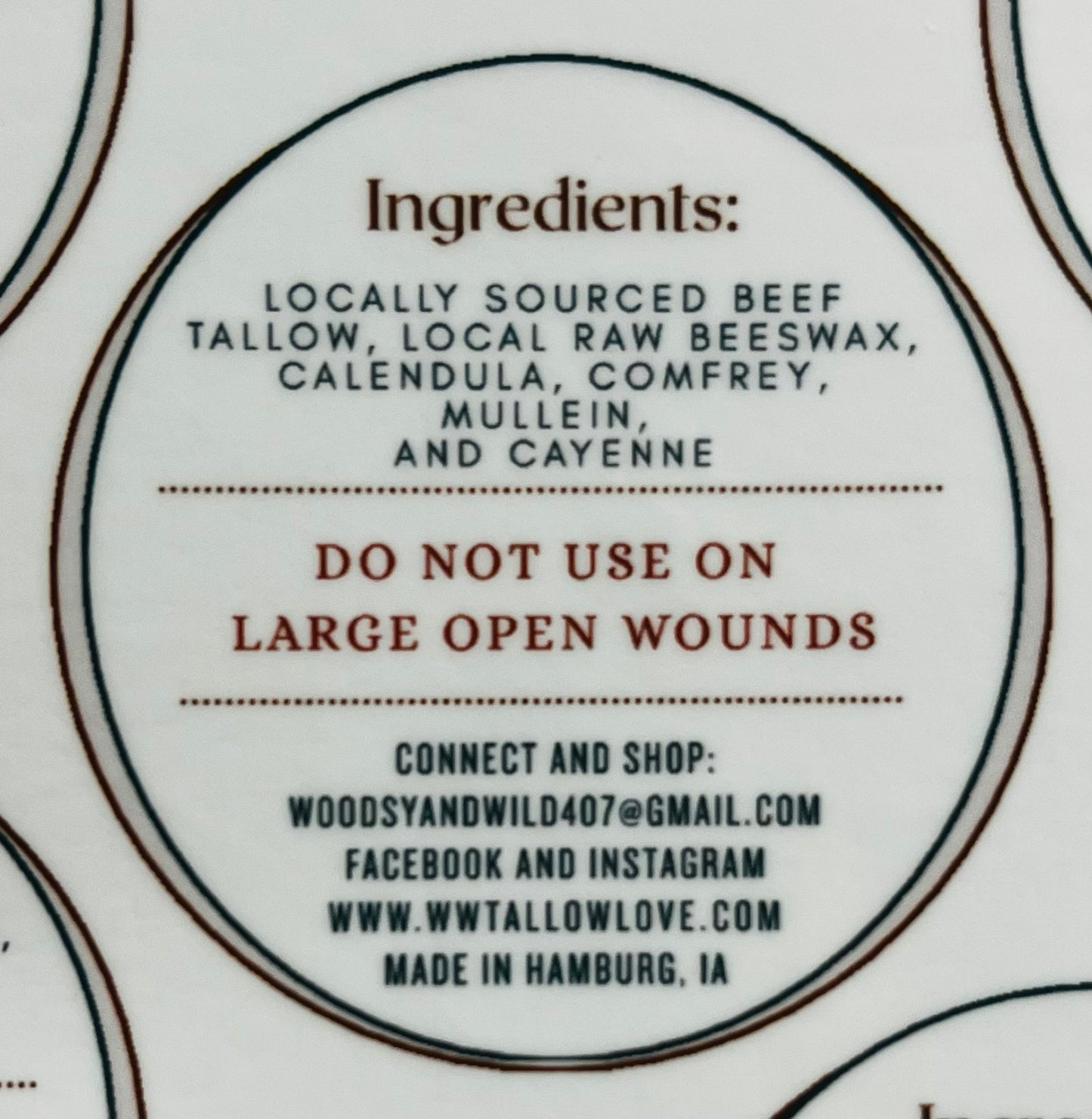Tallow & Herbs for Bones & Joints Salve 2oz