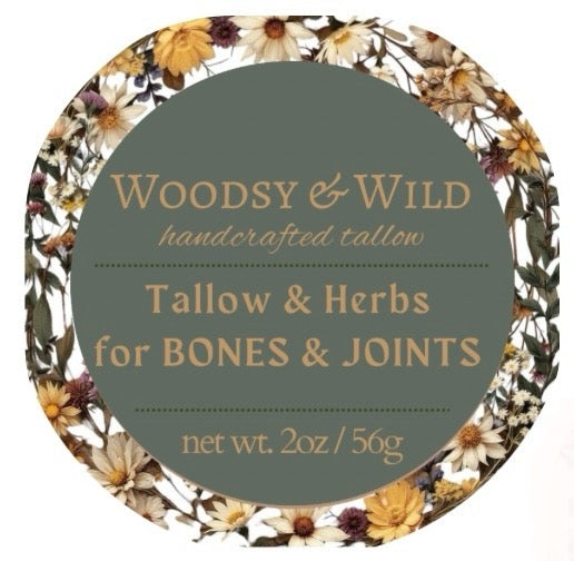 Tallow & Herbs for Bones & Joints Salve 1oz