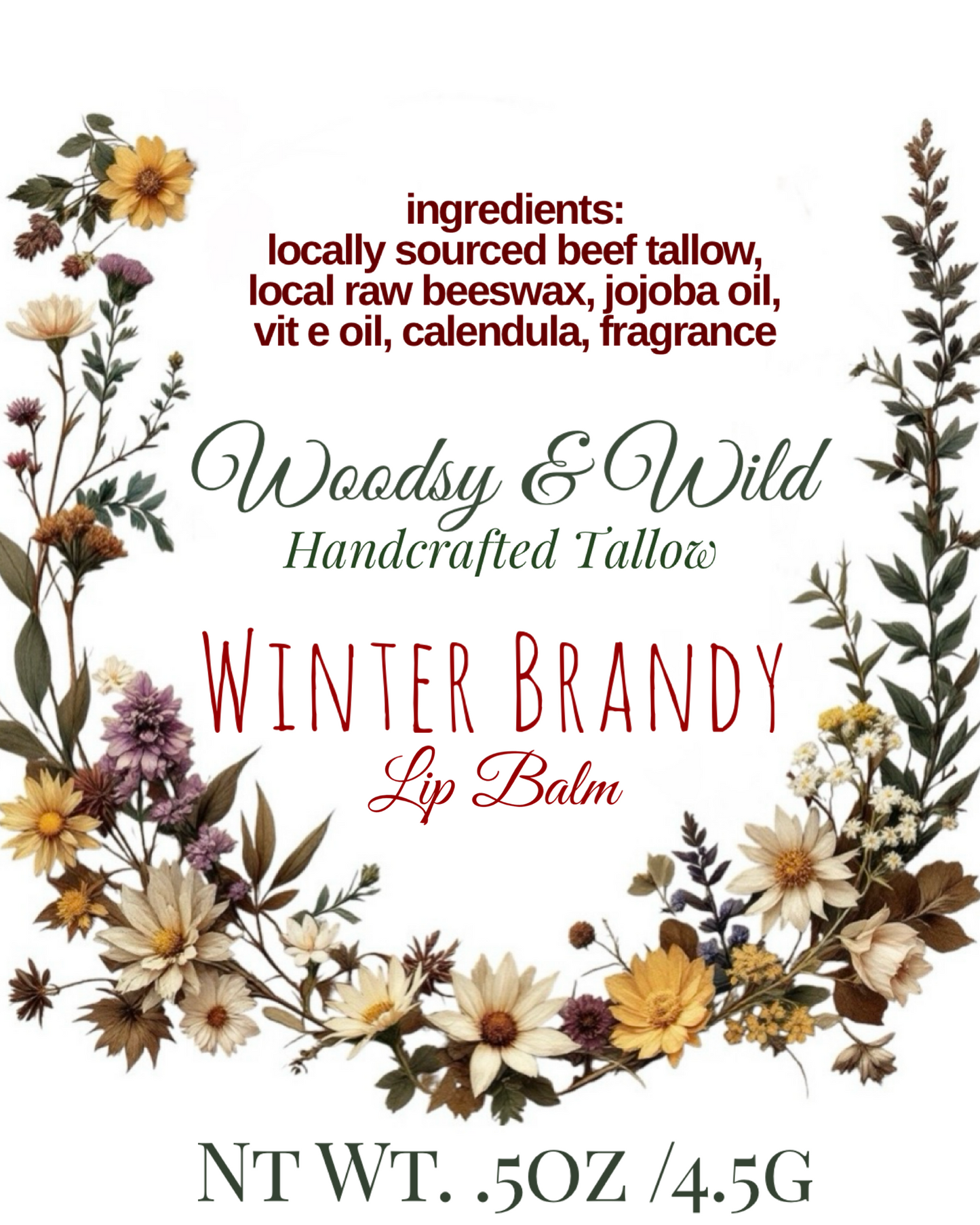 Winter Brandy Lip Balm Stick 4.5g