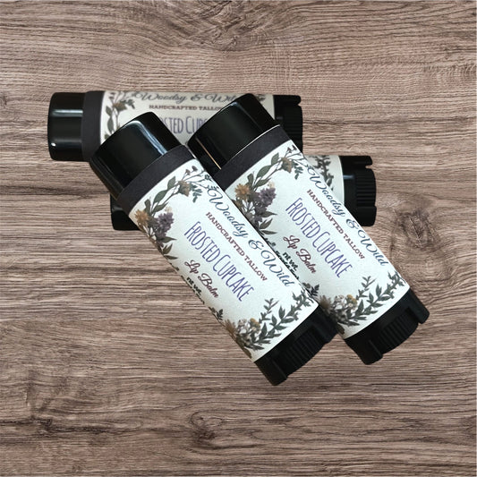 Frosted Cupcake Lip Balm Stick