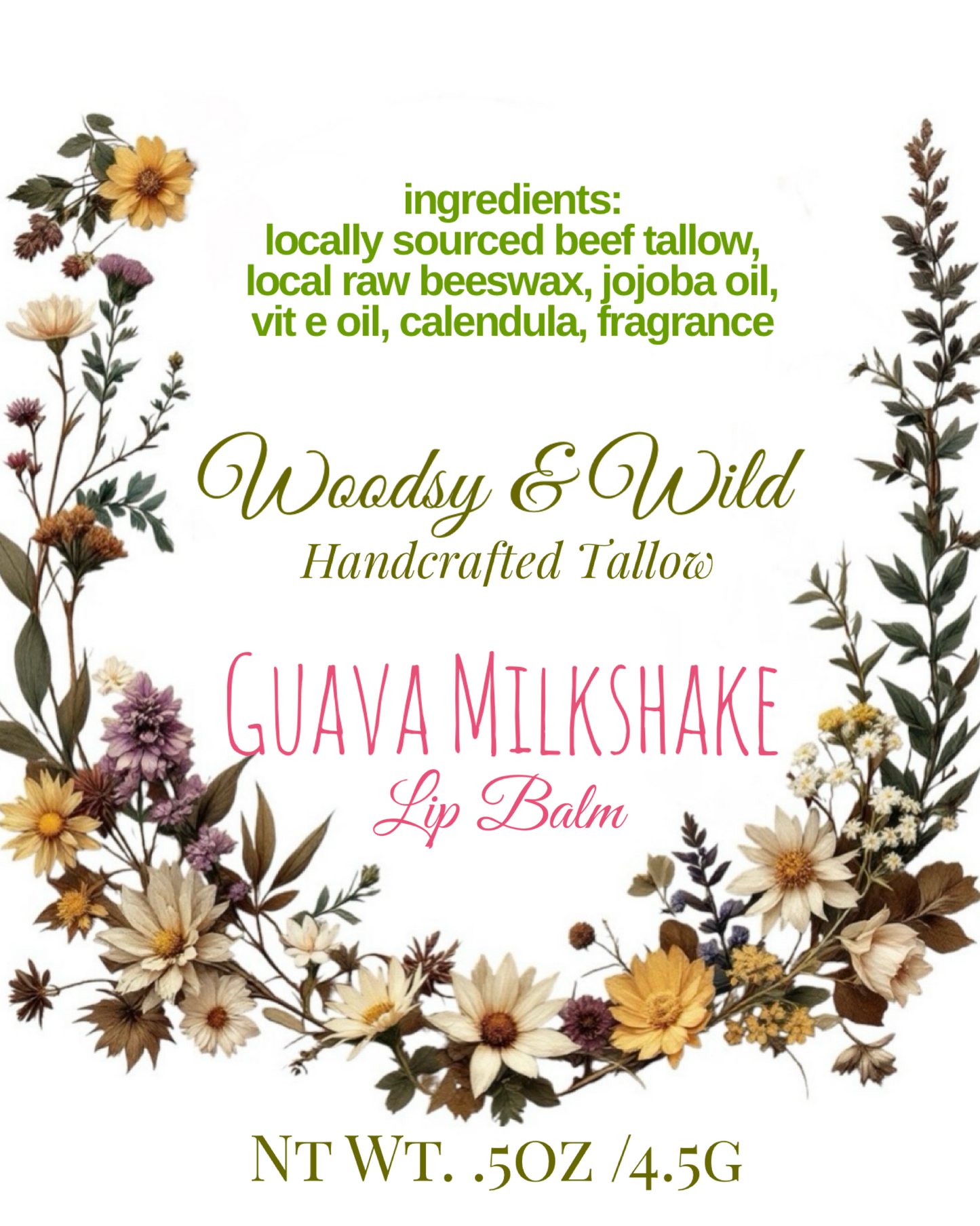 Guava Milkshake Lip Balm Stick 4.5g