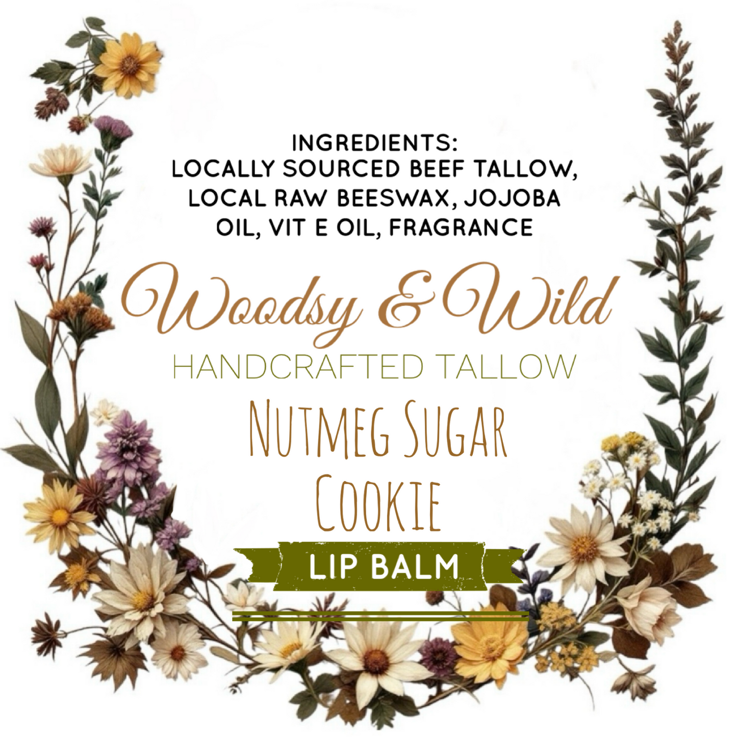 Nutmeg Sugar Cookie Lip Balm Stick 4.5g