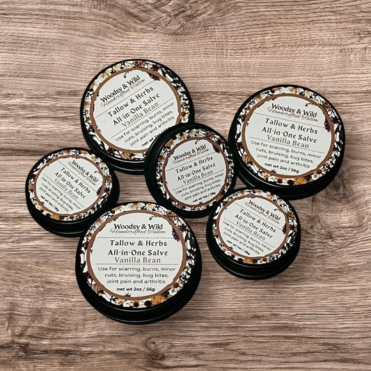 Tallow & Herbs All-In-One Vanilla Bean Salve