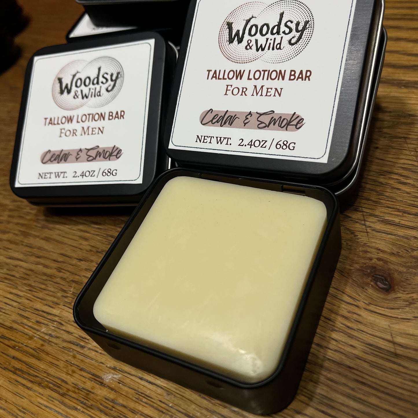 Cedar & Smoke Mens Lotion Bar