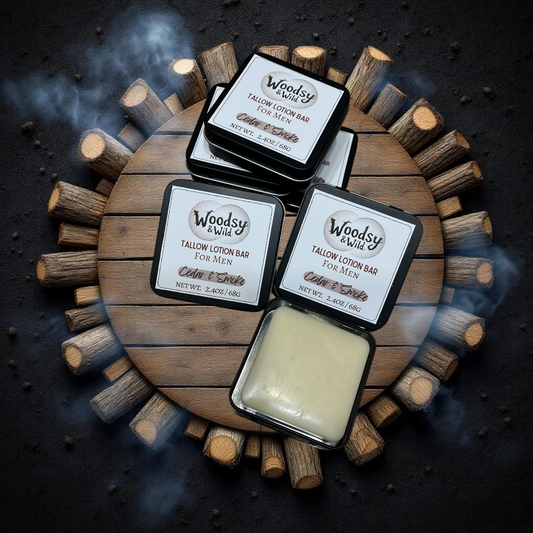 Cedar & Smoke Mens Lotion Bar