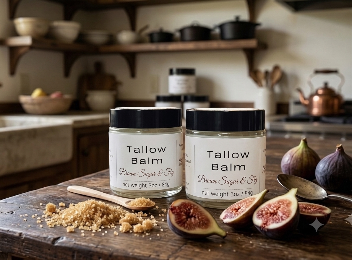 Brown Sugar & Fig Tallow Balm 3oz