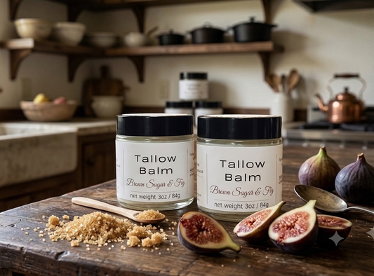 Brown Sugar & Fig Tallow Balm 3oz